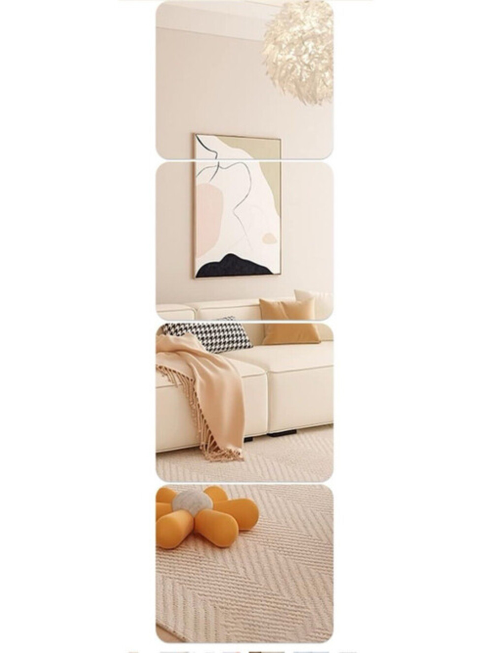 4 Pcs Frameless Mirror Tiles Square Wall Stickers Self Adhesive Home Decor NEW